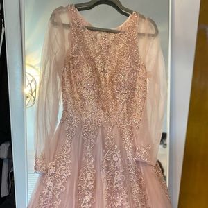 Jovani gorgeous blush pink dress!
